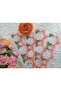 Leafy Orange Towel Edge Igne Oyasi 2 Pieces