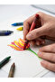 12-Piece Vibrant Colors Crayon Set - High-Quality Crayons for Children and Students