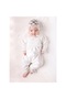 Baby Girl Hospital Release Newborn Set Mevlüt Set Lace 0-3 Months Boxed 3-Piece Set - 4