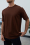 Men's Regular Fit Crew Neck Basic Premium Cotton T-Shirt