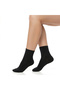 Pure Bamboo Women's Elasticless Black-White-Grey Melange Seamless Premium Socks 3-Pack / Non-Marking / Non-Tightening Socks - 4