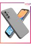 Alpha Gray Liquid Inside Velvet Matte Silicone Case for Samsung Galaxy A26