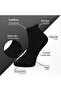 Pure Bamboo Women's Elasticless Black-Grey Melange Seamless Premium Socks Boxed 6-Piece / Non-Marking / Non-Tightening Socks - 2