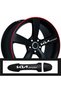 Kia Sephia Door Handle Wheel Sticker 10 Pieces