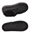 Black Fur Laced Women's Flat Boots - 5