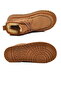 Women's Flat Boots with Fur Lining and Laces - 5