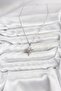 316l steel silver color zircon stone pole star model women necklace - 3
