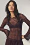 Pointelle-knit top