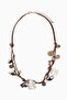 Cord charm necklace