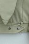 Diagonal Suit with Hidden Buttons and Scarf Detail - Stone Color - 7
