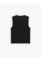 Crew Neck Straight Fit Sleeveless Sports Tank Top - 5