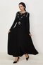 Belted Stone-Detail Dress 46330 - 2