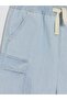 Lcw Kids Elastic Waist Boys Cargo Jean Shorts - 3