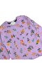 Girls' 100% Cotton Fabric Lilac Color Flowers Patterned Long Sleeve Interlock Winter Pajama Set - 3