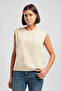 Beige Women's T-Shirt 262 Lcf 242028 Timeless Beige - 2
