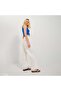 Fallon Str Sl Rib Women's Blue Tank Top - 2