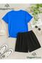 Bagged Friends Bear Printed T-Shirt Shorts Summer Children's Set - 2