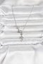 Stylish 316L Steel Silver Color Zircon Stone Y Women Necklace Teachers Mothers Valentine's Day Gift - 2