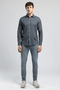 Regular Fit Indigo Men's Shirt 262 Lcm 241002 Ketsa Indigo