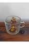 Vintage Cookie Jar and Caillou Original Glass Cup with Handle & 7 cm - 3
