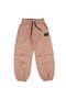 Girl's Salmon Leg Elastic Waist Knee Detailed Single Bottom - 4
