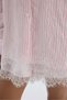 Sivota Lace Detail Striped Pink Shirt Shorts Set - 8