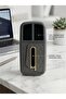 Luxury Leather Texture Tissue Box and Desk Organizer Quilted Office Caddy - 4