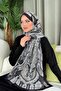 Lagoon Pattern Shawl Black