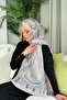 Lagoon Pattern Shawl Beige - 4
