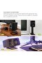 ORA 100W Powered Reference Desktop Computer Speakers with Bluetooth 5.0 and USB-C Input - 8