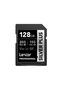 128GB Lexar® Professional SILVER PLUS SDXC™ UHS-I cards, up to 205MB/s read 150MB/s write