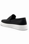 Genuine Leather Black Men's Loafer Shoes – Orthopedic, Ultra Comfortable, Lightweight, Daily Casual Use - 5