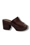 Chanceller K500-26 Leather Anatomical Padded Heeled Women's Slippers - 2