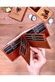 Genuine Leather Wallet with Double Coin Compartments and Plenty of Card Slots 2145