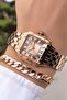 Women's Wristwatch - Adjustable Steel Band - Comes with a Bracelet Gift - 2