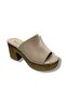 Champs-elysees k500-26 suede anatomical wedge heel women's slipper