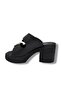 Chanceller K505-26 Leather Anatomical Double Strap Wedge Heeled Women's Slippers - 3