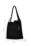 Women's Shoulder Bag Black Cn7662T – Casual Stylish Design, Lightweight and Convenient - 6