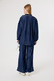 6153 - Comfortable Casual Slim Women's Denim Shirt and Pants Set - 8