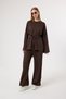 6050 - Stylish, Comfortable, Soft Modal Knitted Fabric Women's Set with Waist Tie Detail - 3