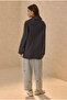 Basic Gabardine Jacket Navy Blue - 4