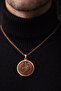 Women Men Copper Necklace Patterned Protective Prayer Felak Nas Surah Prayer Copper Necklace - 5