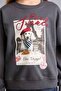 Relax Fit Crew Neck Printed Sweatshirt for Girls E6759A826Sp - 4