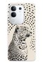 Vivo Y29 Compatible Leopard Printed Pack Transparent Phone Case