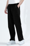 Men's Adjustable Waist Double Pocketed Wide-Leg Sweatpants Black - 26m 3163 - 6