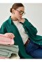 قميص أساسي بحزام 100% قطن لون أخضر زمردي - أخضر زمردي - - 7