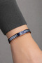 Magnetic Pure Copper Bracelet Adjustable Magnet Model Men's Women's Copper Bracelet with Pattern - 3