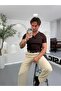RL İnce Fitilli Henley Yaka Tshirt - 4