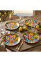 Lemozia Melamine 23 cm 4-Piece Plate Set - 2