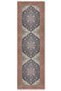 Orange Navy Blue Boho Vintage Chenille Rug Kilim Rug Runner Rug Non-Slip Living Room Kitchen Hallway - 7